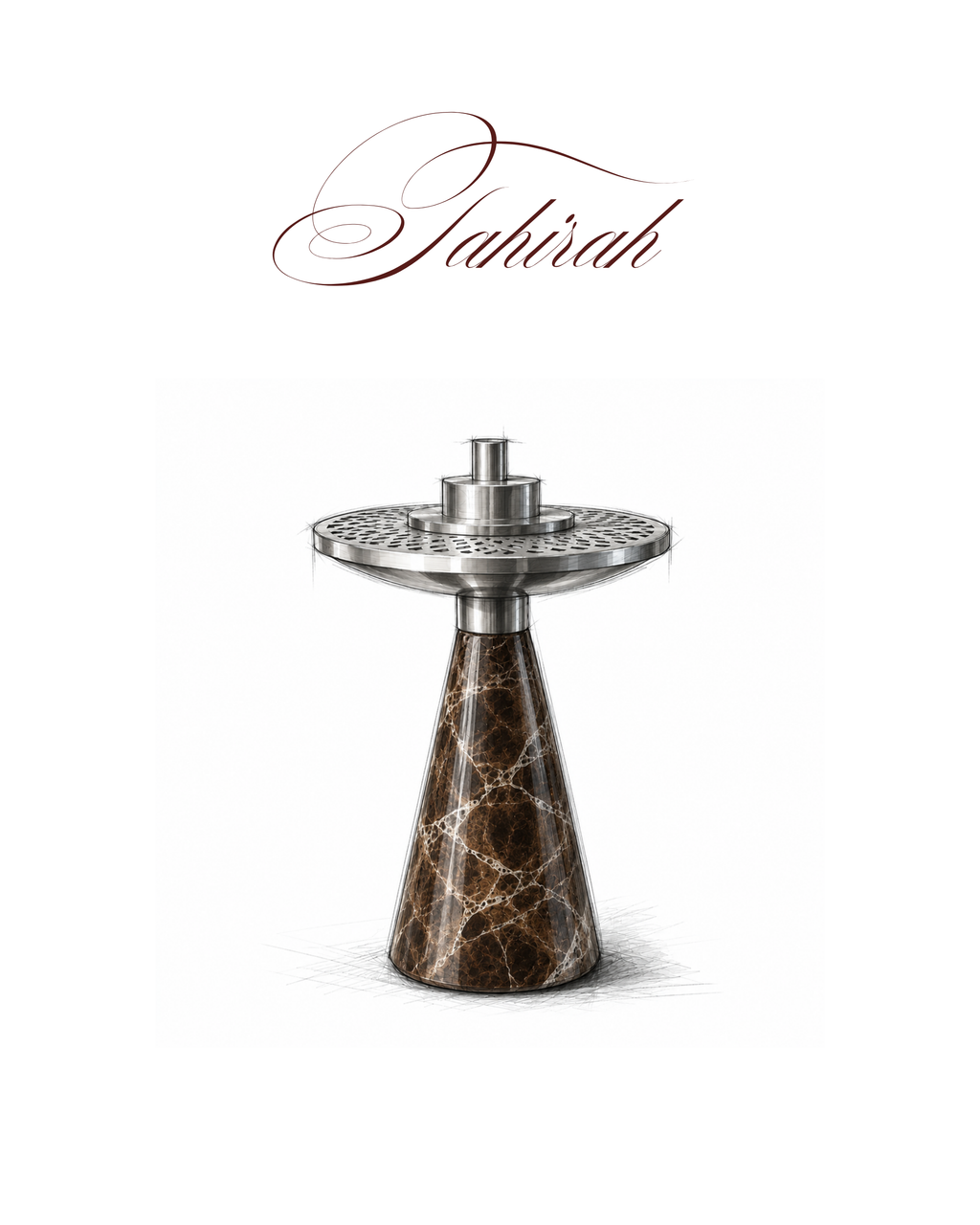 Bukhoor Burner - Brown