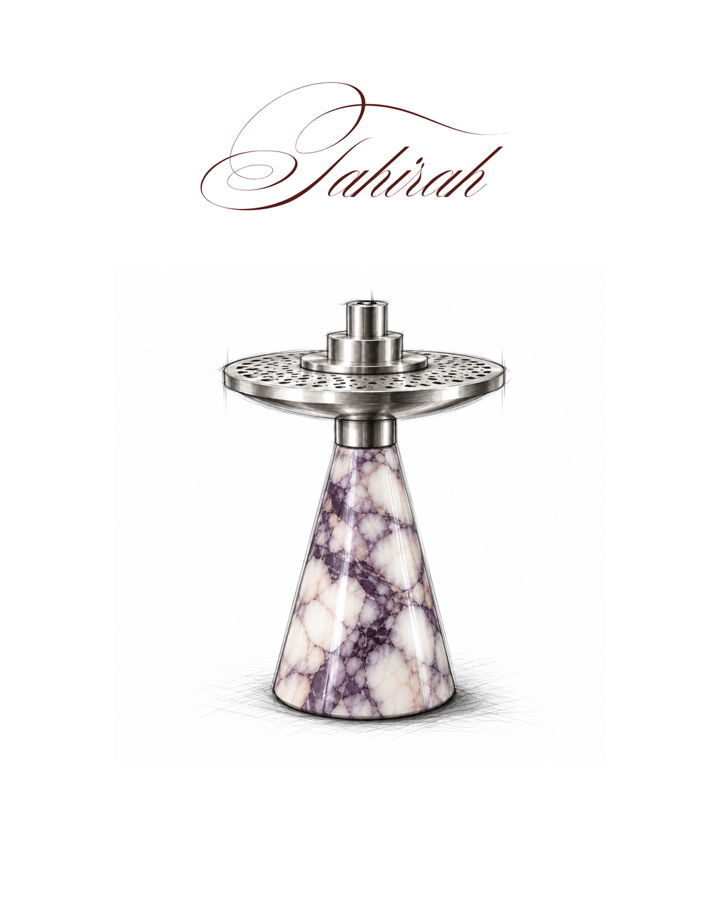 Bukhoor Burner - Calacatta Viola