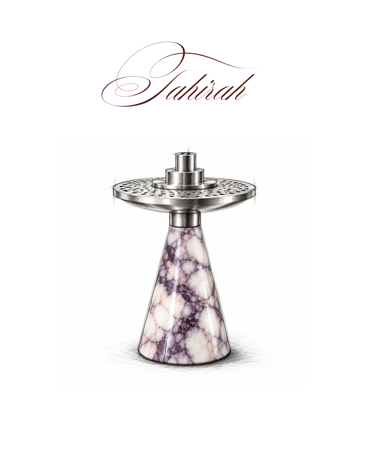 Bukhoor Burner - Calacatta Viola