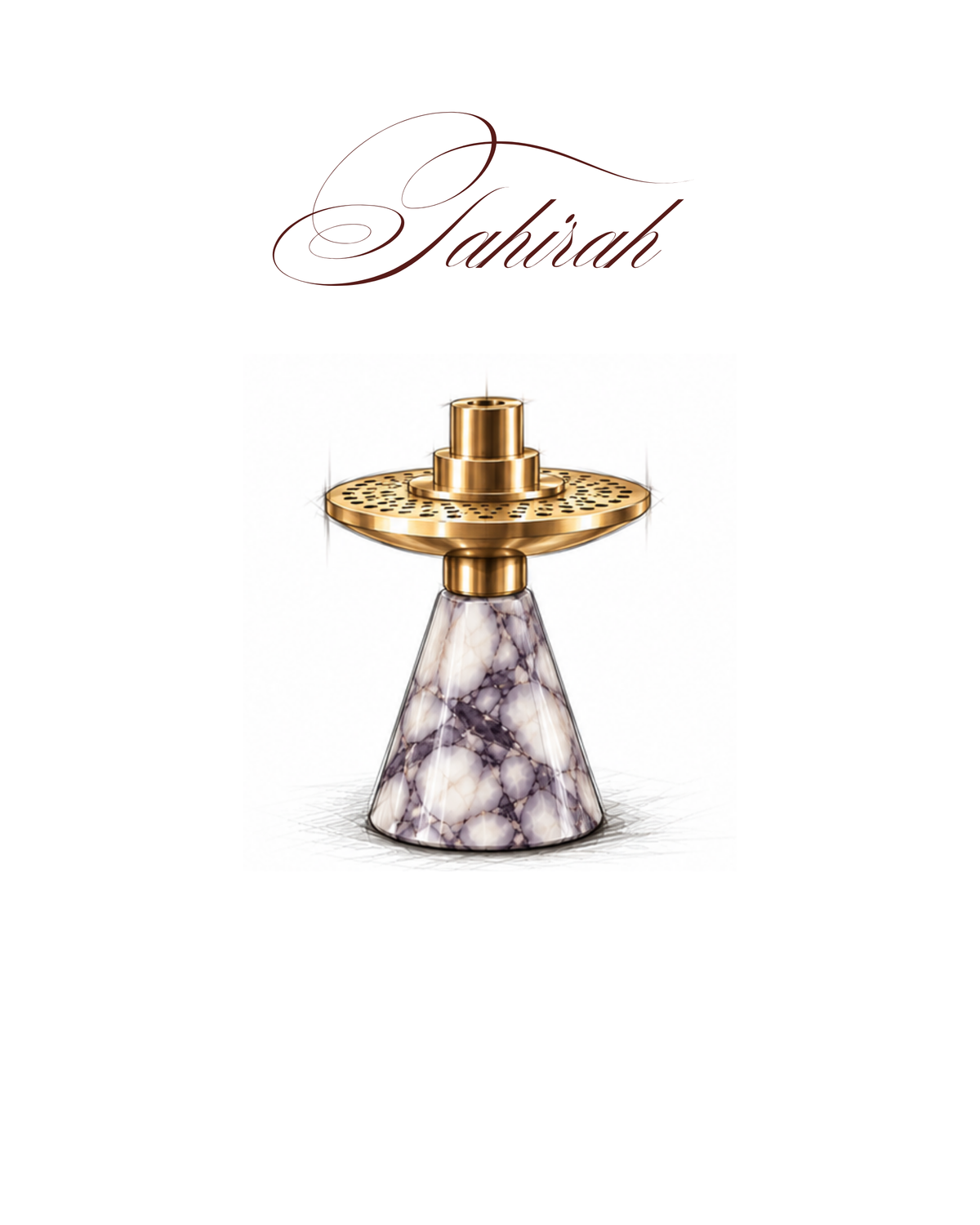 Bukhoor Burner - Calacatta Viola